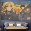 Neues Anime F-Fullmetal Alchemist Poster Druck Wandteppich Hippie Vintage Wandbehang Schlafzimmer Wand Atmosphäre Dekor Hintergrundtuch