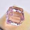 138 ct Stor kubform CERTIFIERAD Naturlig Rosa Topas Lös Ädelsten För Samlare
