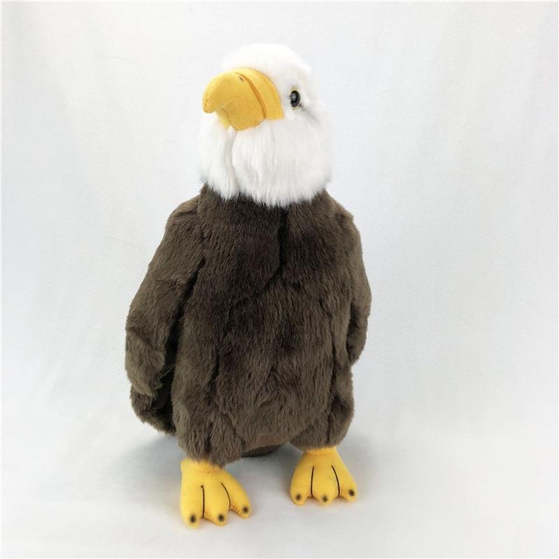Bald Eagles Plush Doll Stand America Eagle Birds Милая плюшевая игрушка Моделирование — фото 4