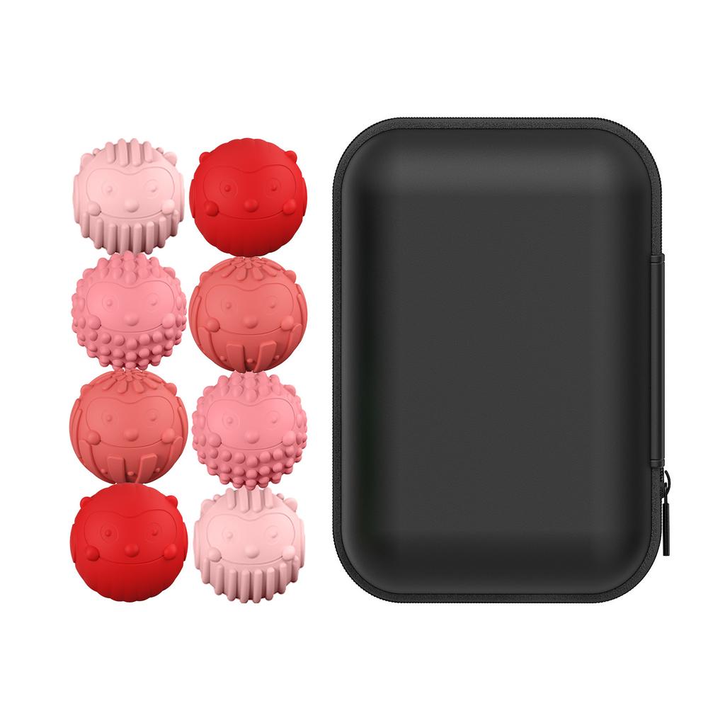 Magnetic Silicone Fidget Balls For Adults  Teens 4Pcs Sensory Textures Toys Silent Fidgets Roller Massage Toy For