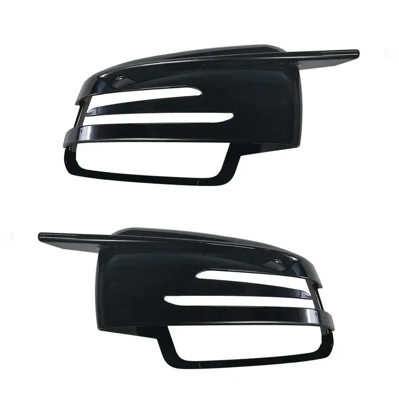 For Mercedes Benz W176 W246 W212 W204 C117 X156 X204 W221 A B C E S CLA GLA GLK Class Carbon Fiber Car Rearview Mirror Cover Cap