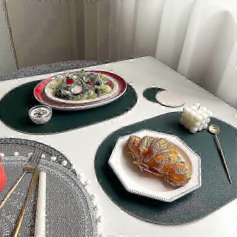 W Silicone Placemats 2-Pack - Non-Slip Kitchen & Restaurant Mats