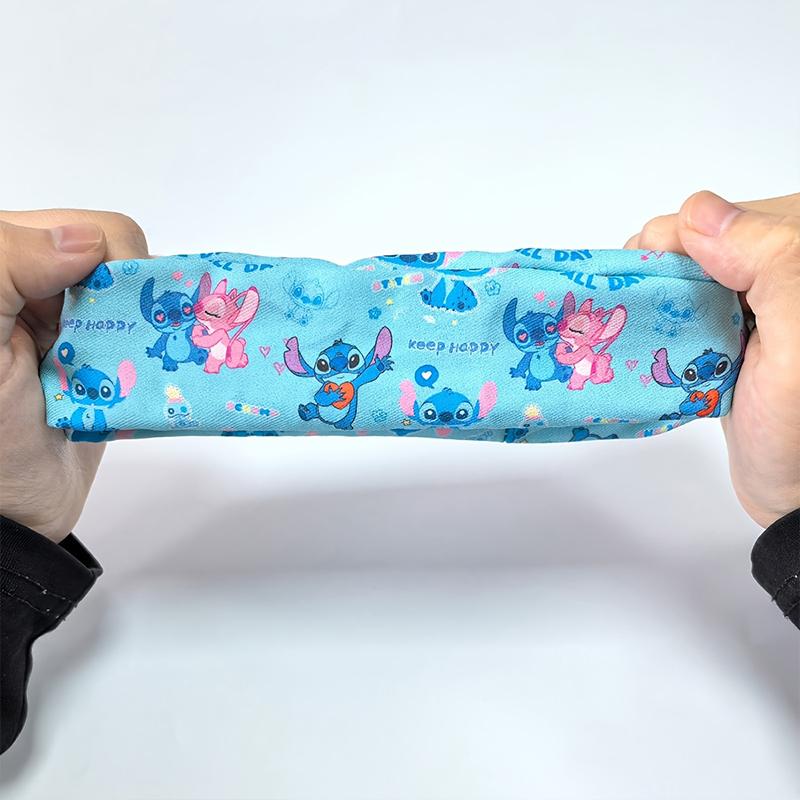 Anime Stitch Scrunchies Hair Ties Cartoon Cute Lilo & Stitch Big Scrunchies For All Hair Types And Textures