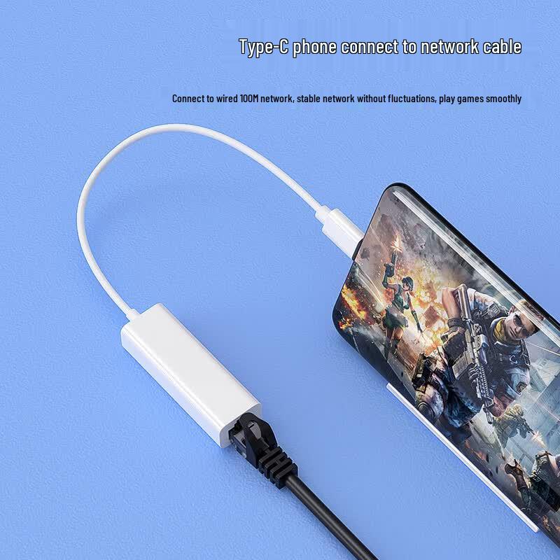 BIAZE USB-C To RJ45 100Mbps Ethernet Adapter