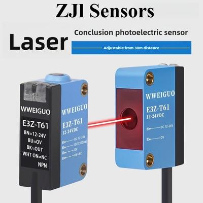 E3Z-T61 Long-Distance Infrared Laser Beam Sensor Background Suppression Photoelectric Switch Detection Distance 60 Meters