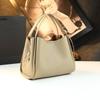 Single Shoulder Messenger Bag Commuter Leather Handbag Premium Niche Design Bucket Bag Vegetable Basket