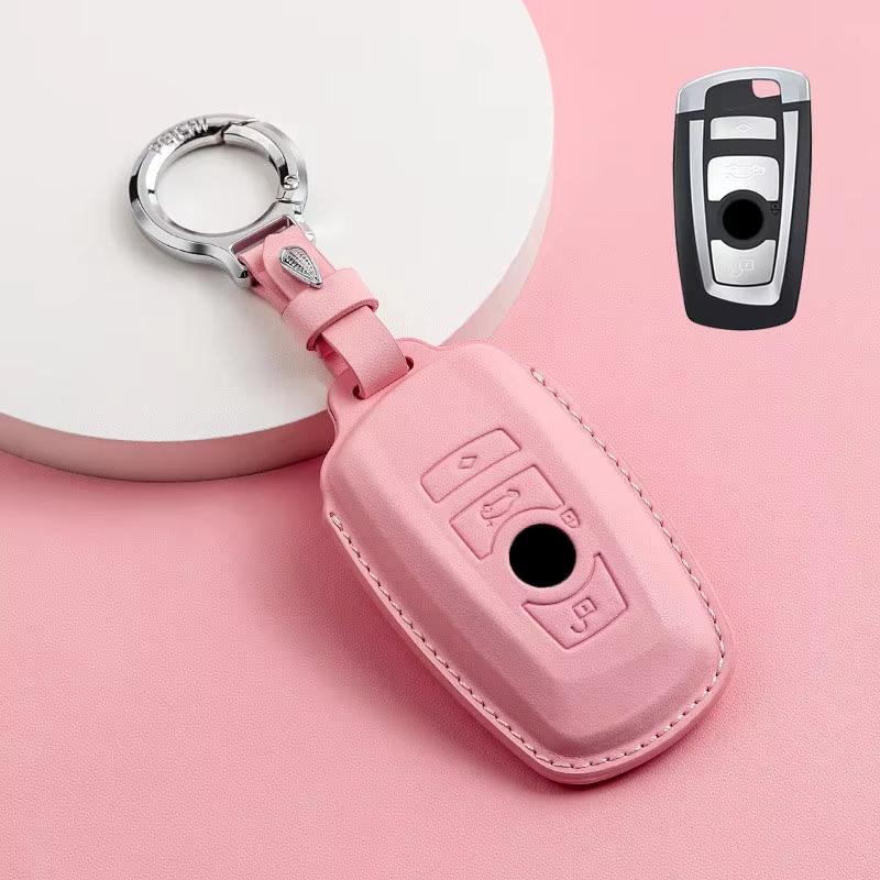 High Quality Leather for BMW X1 X3 F15 3 5 Series G11 F48 F39 520 525 F30 118i 218i 320i Display LCD Remote Car Key Case Cover