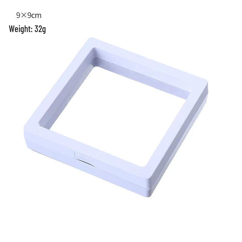 Portable Transparent Jewelry Display Box with Anti-Oxidation PE Film for Earrings and Necklaces