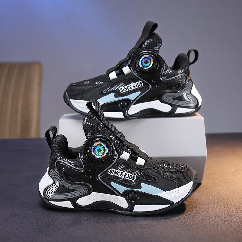 

Новые износостойкие, дышащие и легкие кроссовки для мальчиков + сетчатые баскетбольные кроссовки на шнуровке с нескользящей подошвой, детские и для мальчиков 2025 30