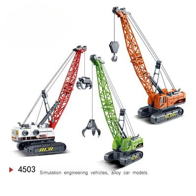 Bezwładnościowy chwytak do drewna duży dźwig samochód budowlany zabawka dla dzieci model symulacyjny model samochodu ślizgowego prezent