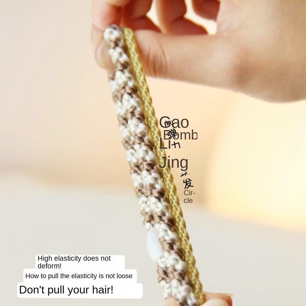 12pcs/set High Quality Ponytail Holders Nylon Elastic Rubber Band Fashion Hair Rope Set  School