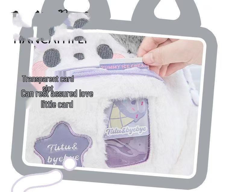 Niedlicher Cartoon Plüschrucksack - Leicht, vielseitiger Moe-Stil für Damen, lässige Pendeltasche mit Puppendesign