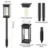 Set of 6 Solar Street Lights, IP65 Waterproof, Solar Landscape Lights for Outdoor Decoration, Solar Garden Lights with Auto OnOff Function, Ideal for