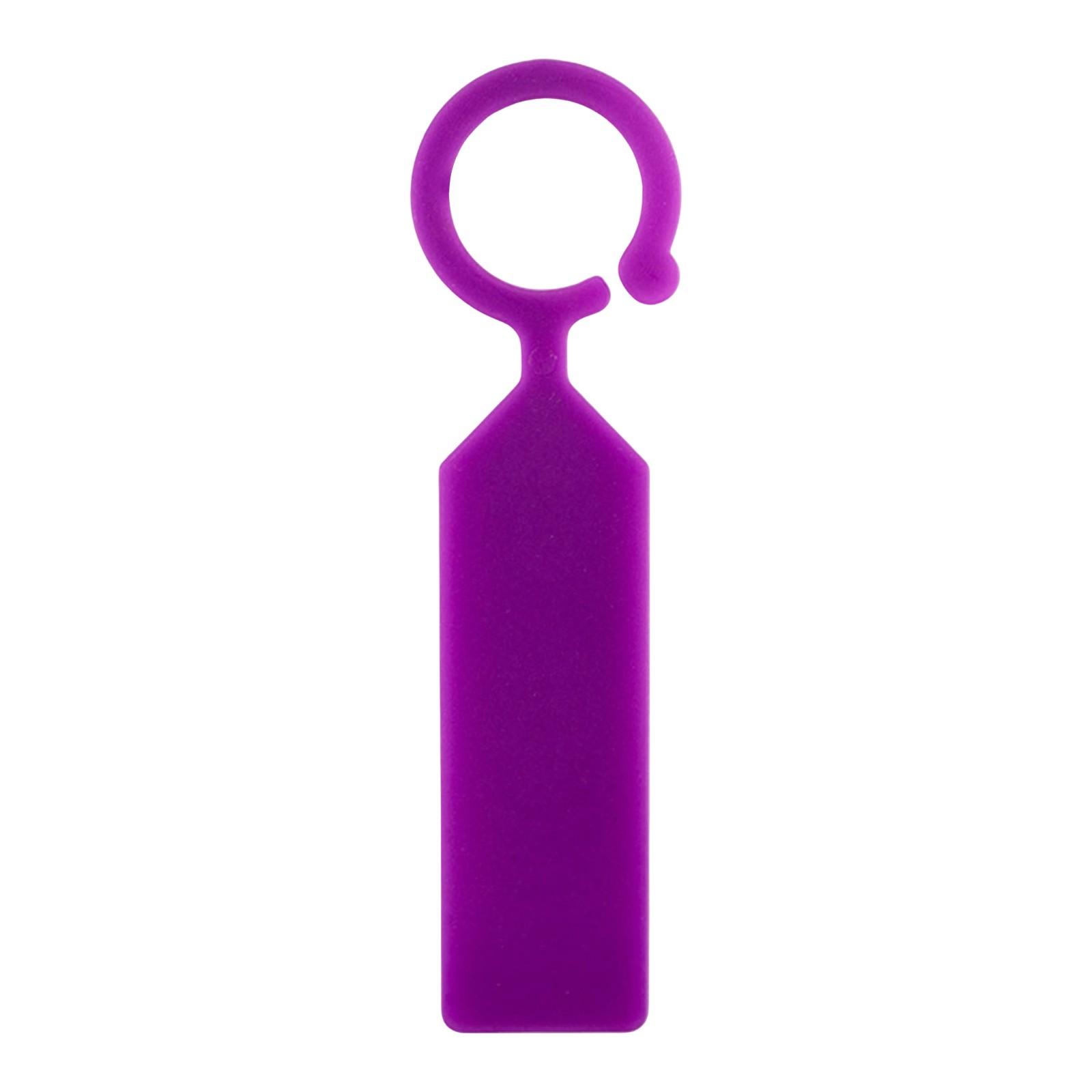 

100 шт. кольцевые бирки для растений садовые этикетки бирки карточки One Size фиолетовый