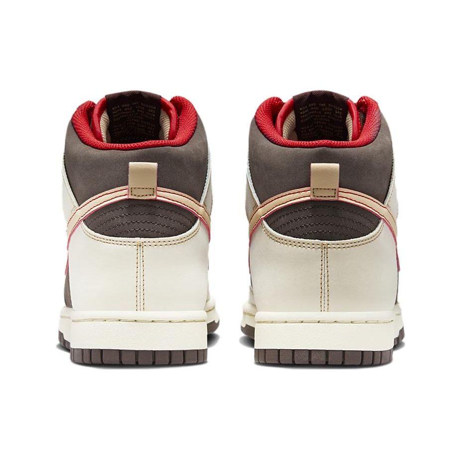 Nike Dunk High SE Baroque Brown Men Sneakers Sesame Coconut-Milk Mystic-Red FB8892-200