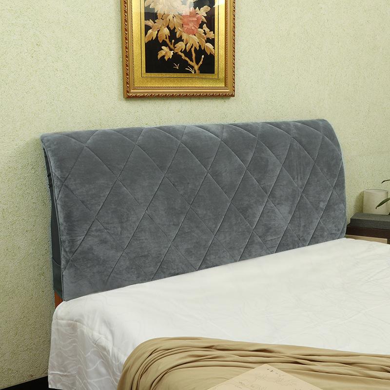 European-style Home Bedside Cover, Simple Elastic Cloth, All-inclusive Dust Cover, Plus Velvet Thickened Curved Bedside Cover
