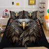 3D Eagle Printing Duvet Covers Children Teens Home Bedclothes Single Twin Bedroom Decor Polyester Bedspreads