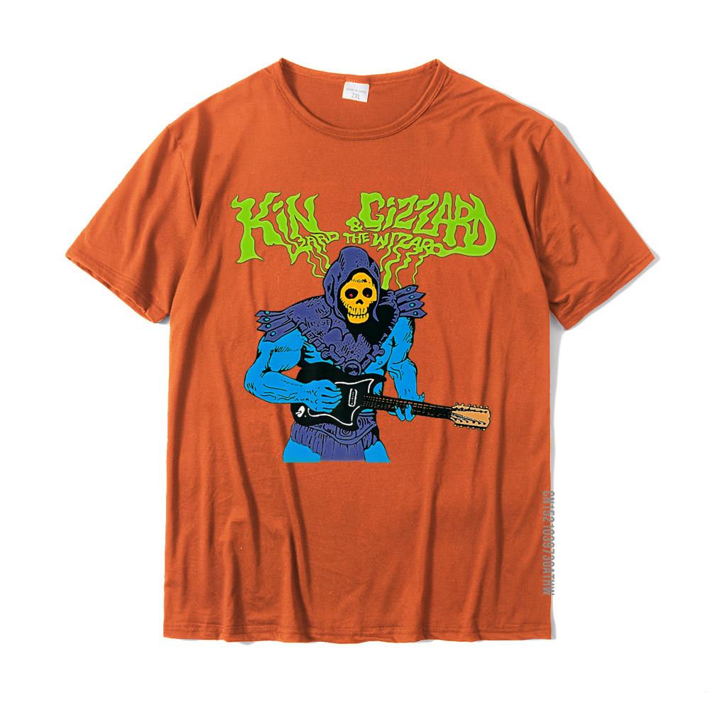 King Funny Gizzard The Lizard Gift Wizard Premium TShirt Cotton T Shirt For Men Printing Tops Shirt Plain Classic