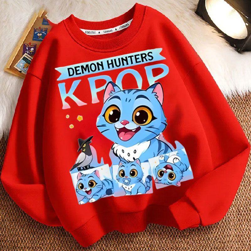Children's Fashion Sweatshirts for Spring and Autumn, Long-sleeved Casual Sweatshirts for Boys and Girls