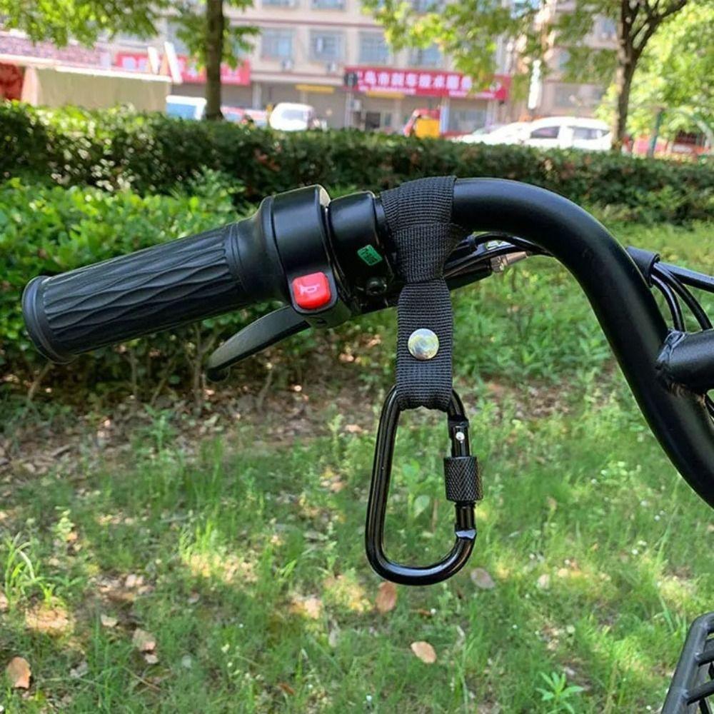 Zinc Zinc Alloy Punch-Free Carabiner D Shaped Motorcycle Electric Scooter Hook  Bicycle