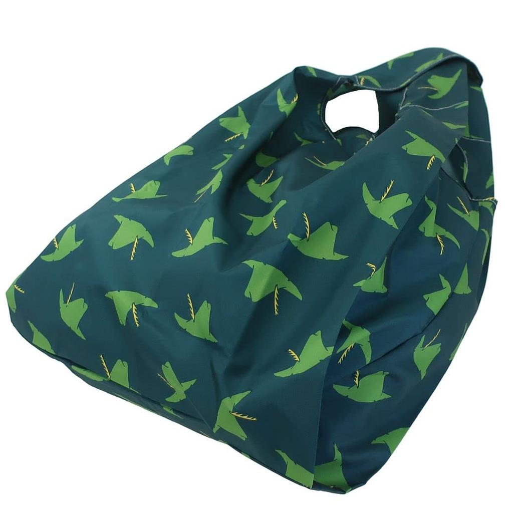 Marushin Eco Snufkin Icon Made with Recycled 1425020700 Bag, Moomin, Pattern, Polyester,