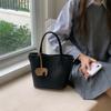 Senior Texture Bucket Bag Female Summer Niche Senior Lazy Commuting Shoulder Crossbody Bag