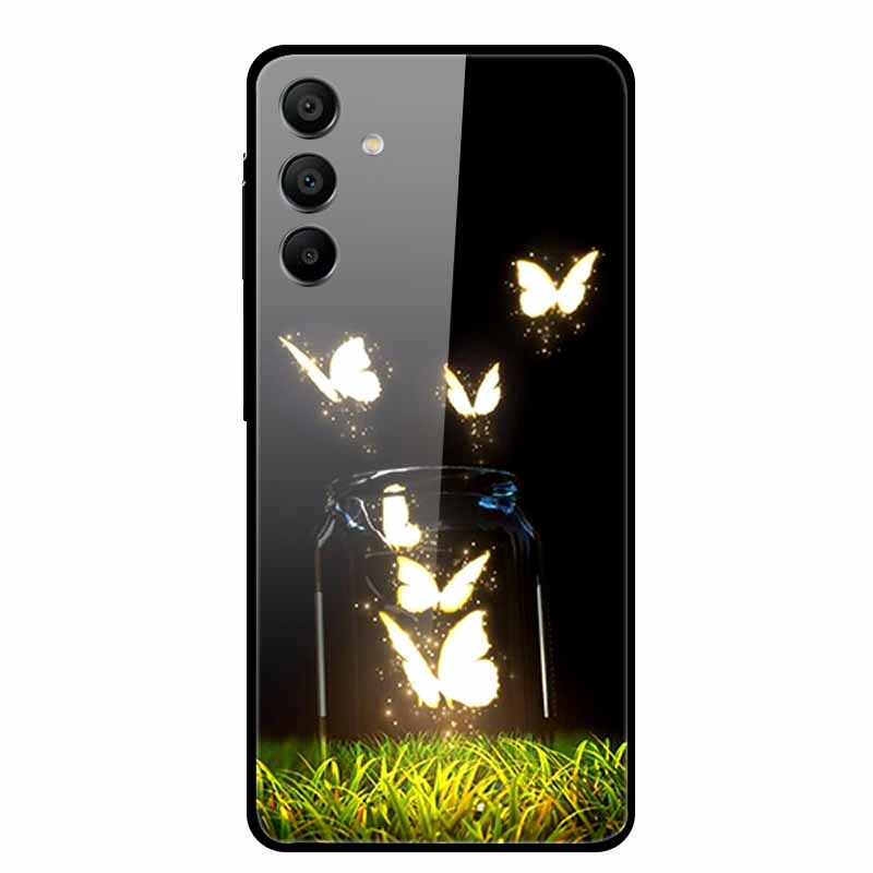 For Samsung A16 5G Case Back Hard New Cover for Samsung Galaxy A 16 SM-A166B Tempered Glass Case Funda Cool Designed Girls Capa