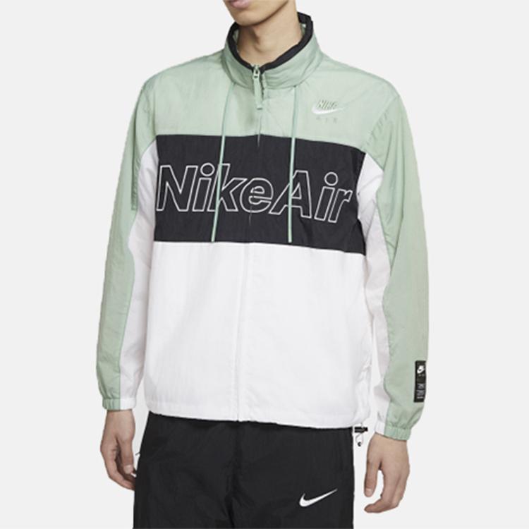 Nike Colorblock Woven Hooded Sports Jacket Men Jackets Mint-Green CJ4857-352