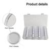 60Pcs Protective Coin Capsules with Storage Organizer Box for 41mm Diameter Suitable Holder for Medal and Silver