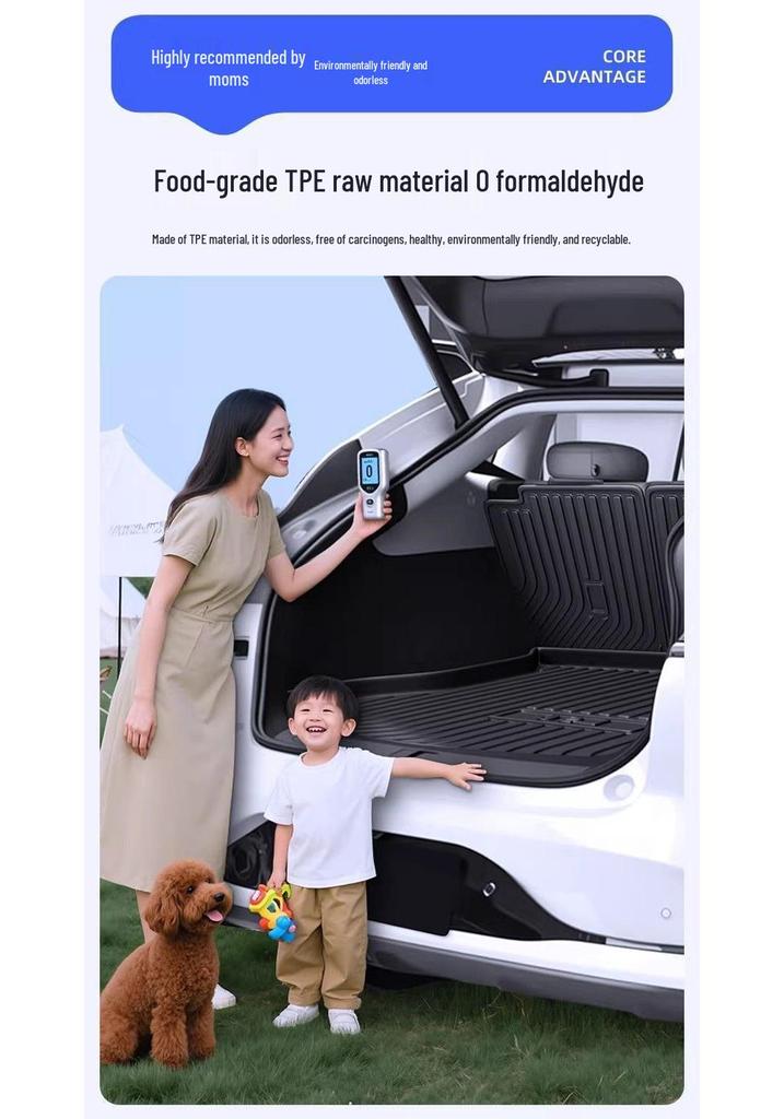 Leapmotor A10 Trunk Mat: Tail Box TPE Mat for 26 Models - Car Accessories and Decoration