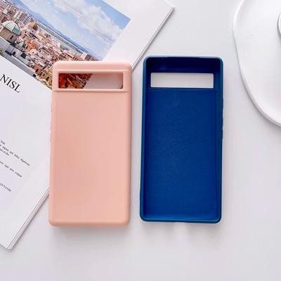 For Google Pixel 8 Pro Pixel8 Liquid Silicone Phone Case For Pixel 7A 6A 5A 7 Pro 6Pro Bumper Candy Colors Matte Shockproof TPU Soft Cover
