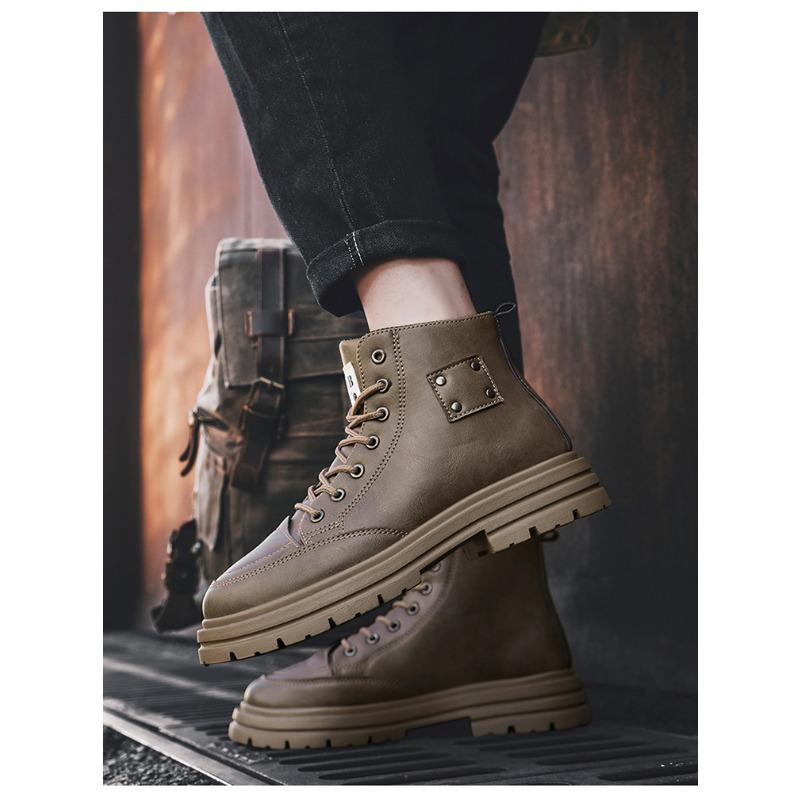 Autumn Men's High-Top Martin Boots – Work & Casual Boots for Men, High-Top Workwear Footwear