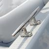 316 Stainless Steel Polished Combo Mooring Cleat 2 Hole Hardware Boat Cleats