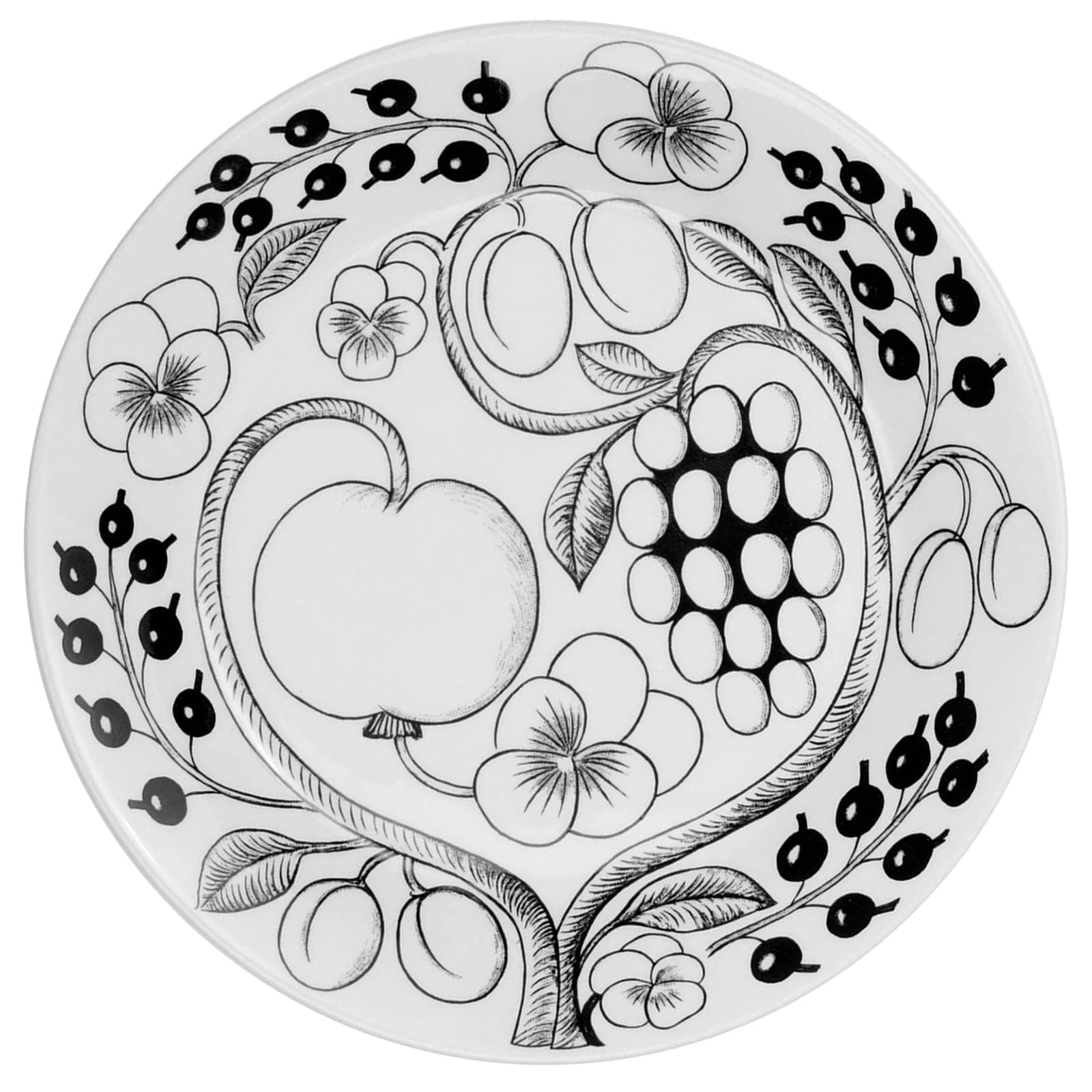 

ARABIA [Officially Imported] Arabia Paratiisi Plate, 26cm, Black, 1005398