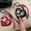 MIU Series Blogger Style Rope Weaving Heart Pendant Keychain & Bag Lanyard