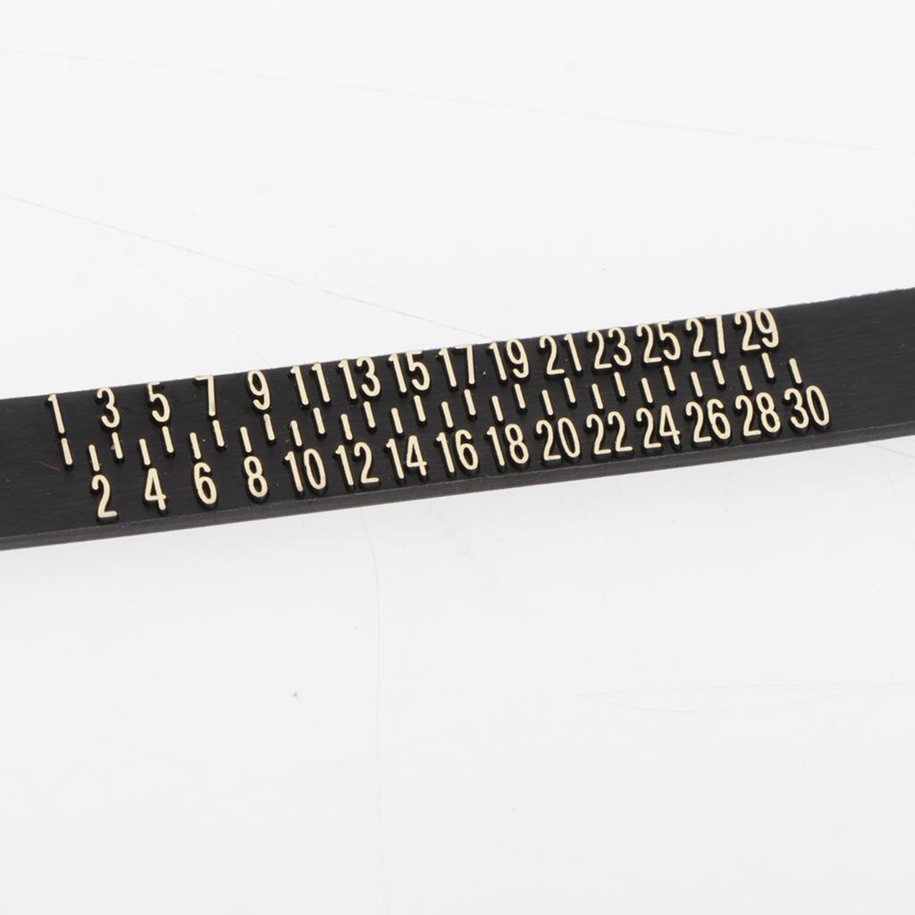 Finger Ring Band Gauge Sizer Jewelry Wrist Size Measure Tool CN 1 33