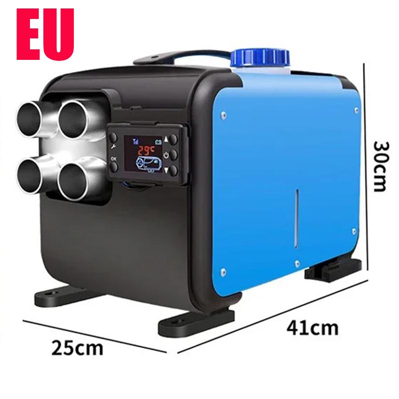 EAFC 12V/24V/220V Car Diesel Heater  Air Parking Heater 8KW Diesel Heating Low Noise Heater Parking For Truck Bus RV  Trailer EU