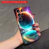 2DFlat Samsung Phone Case Cosmic Planet Reflections Applicable To Galaxy S23 S24 S25ULTRA S26 A12 A14 A15 A16 A54 A55