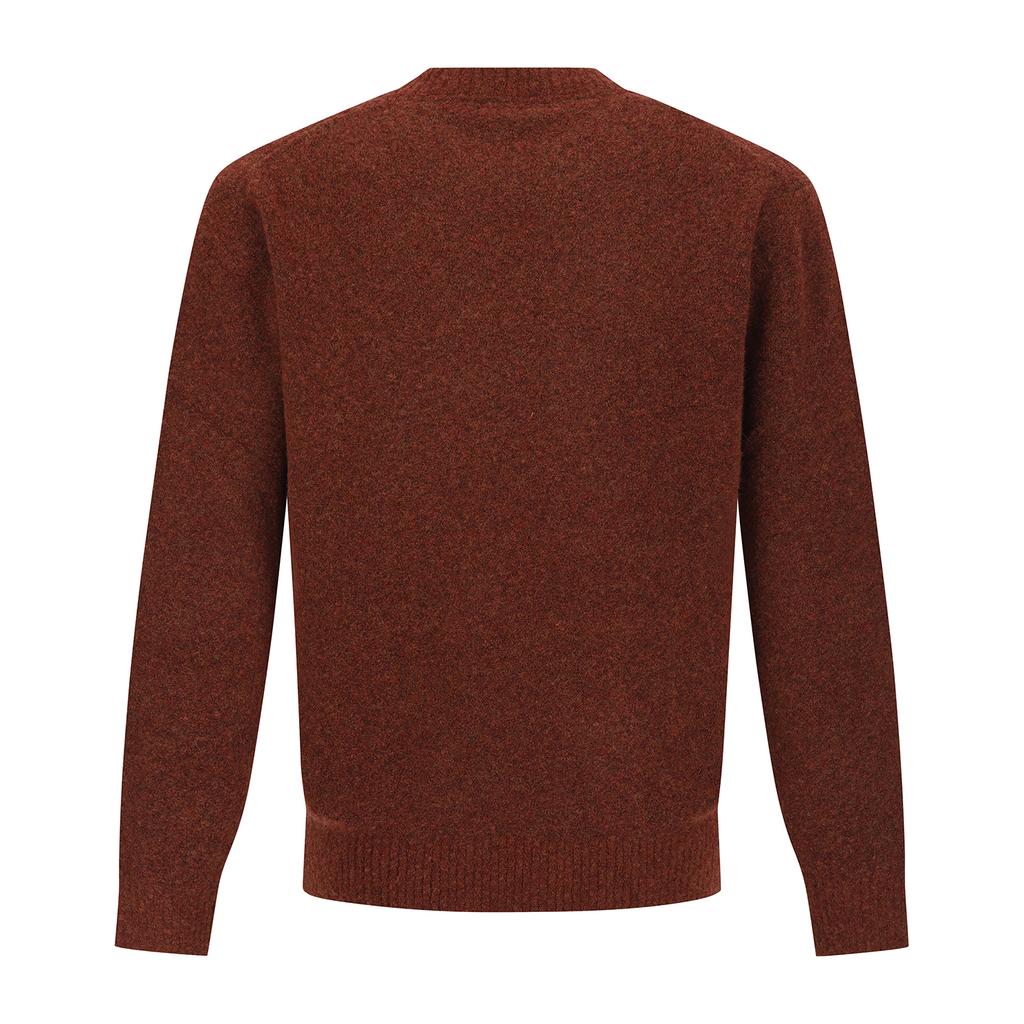 FERRAROMILANO Alpaca Wool Blend Round Knit D/Orange (Am0Ftsr45367)