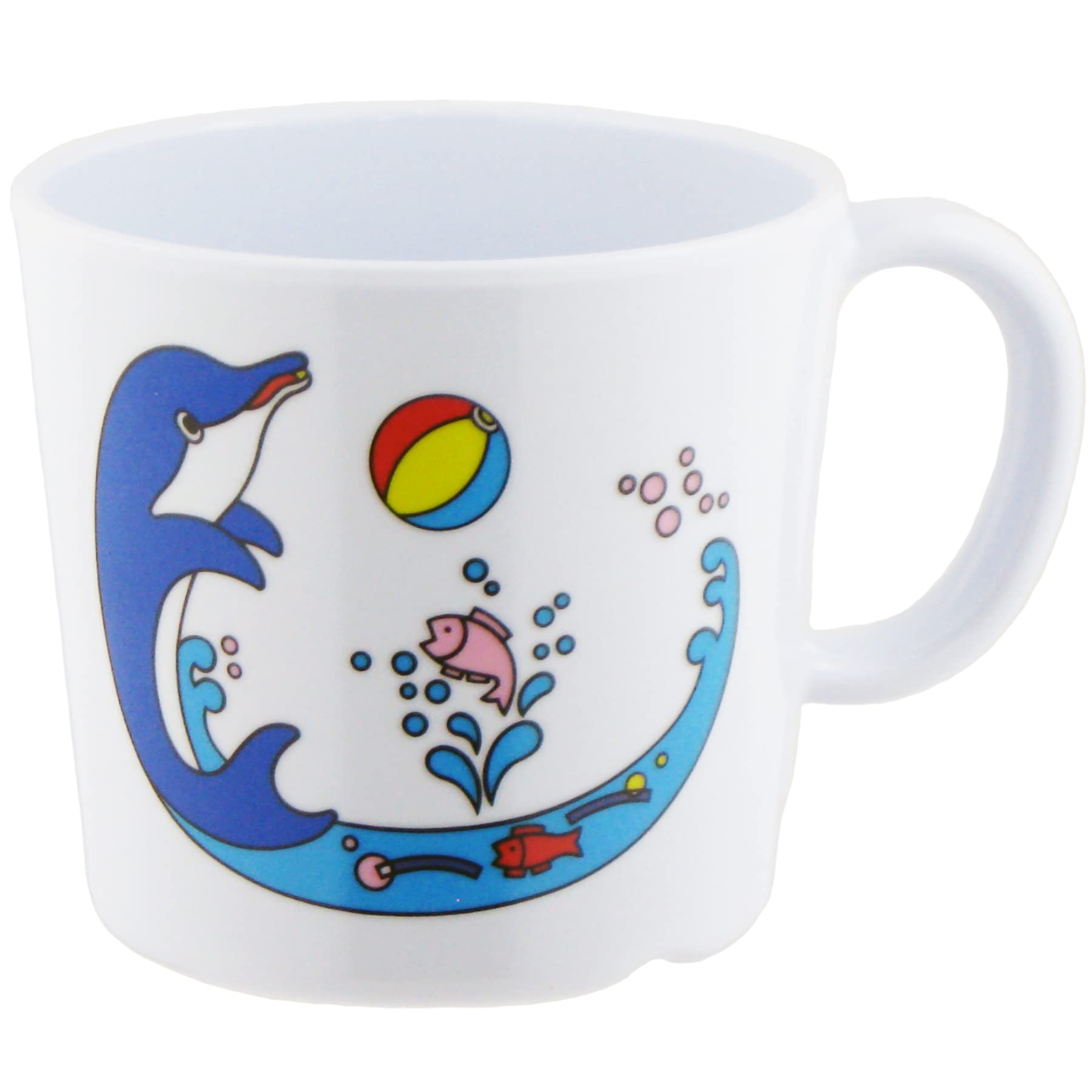 Nagao Unbreakable Dolphin Dishwasher Made in Japan Children s Cup, 200ml, Design, Safe,