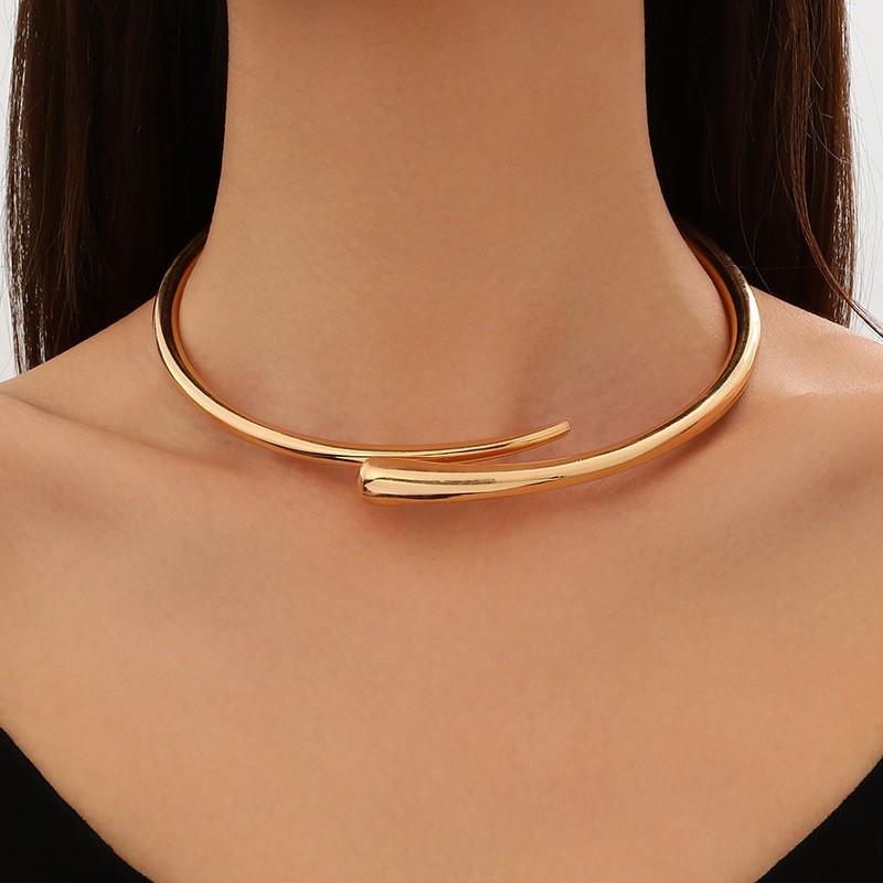 Bracelet INS Minimalist Irregular Wave Jewelry Metal Glossy Bracelet Ladies Jewelry