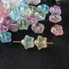 1pc 20.5x22.5mm Cute Star Crackle Beads Loose Spacer Resin Beads For Jewelry Making Charm Beads DIY Bracelets Necklaces