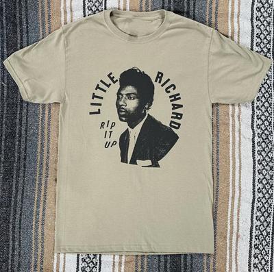 Rip It Up Little Richard Cotton Gift For Fan Sand S-2345XL Unisex T-Shirt