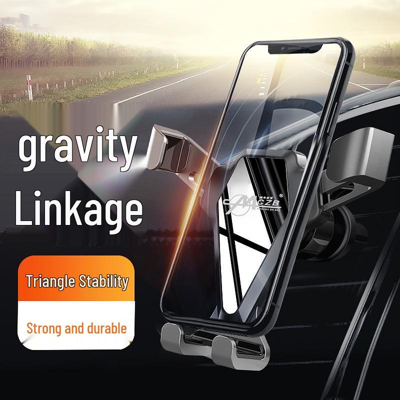Universal Multi-functional Car Phone Holder with Gravity Suction Cup for Navigation 7079-4 Air Vent Phone Holder