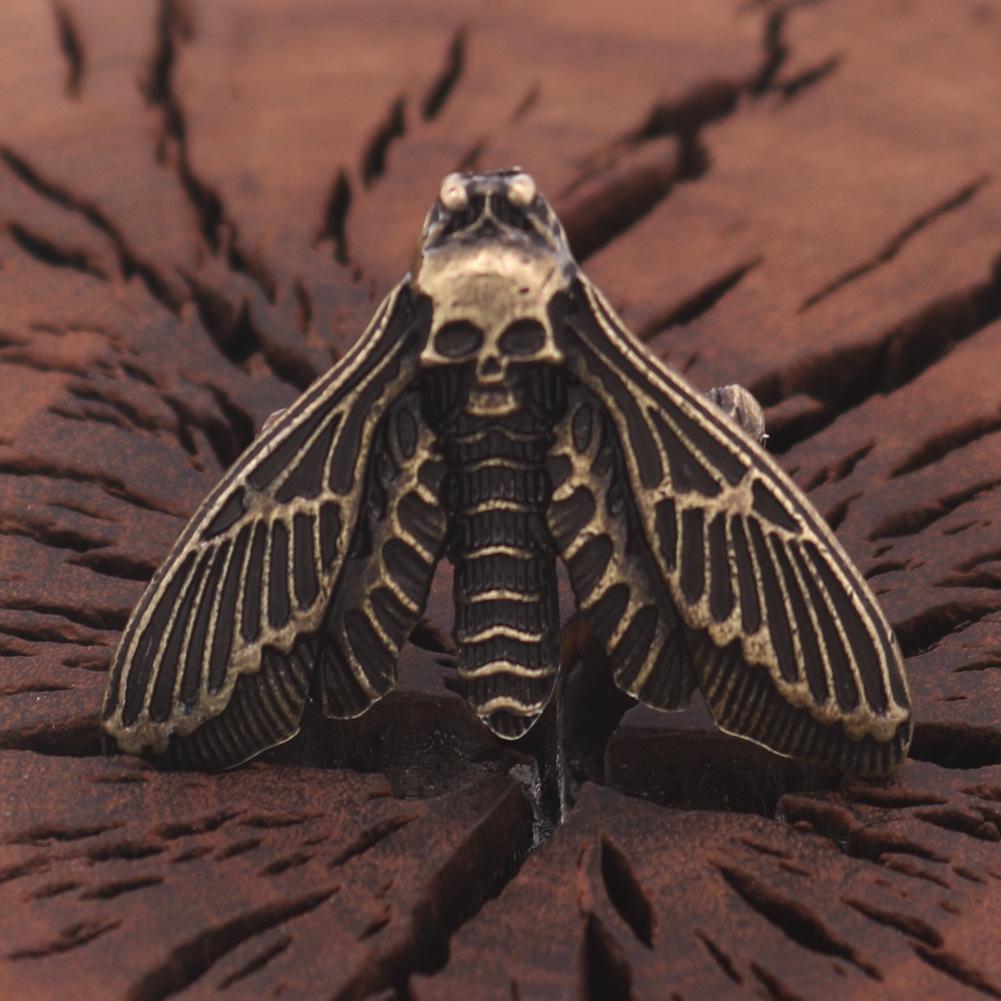 

Горячая Распродажа Подвеска из цинкового сплава в виде бабочки, брошь в виде черепа Мотылька смерти, женские аксессуары для индивидуальности