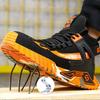 Modischer Stahlkappen-Sneaker für Herren Sicherheitsschuhe Atmungsaktive Arbeits-Sicherheitsschuhe Mann Industrielle Arbeitsschuhe Herren Sicherheitsstiefel