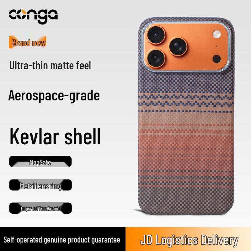 CONGA Kevlar Aramid Fiber Magnetic iPhone Case