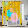 Shower Curtain Abstract Art Modern Waterproof Bathroom Decor Farmhouse Style Fabric Liner Backdrop Home Textile