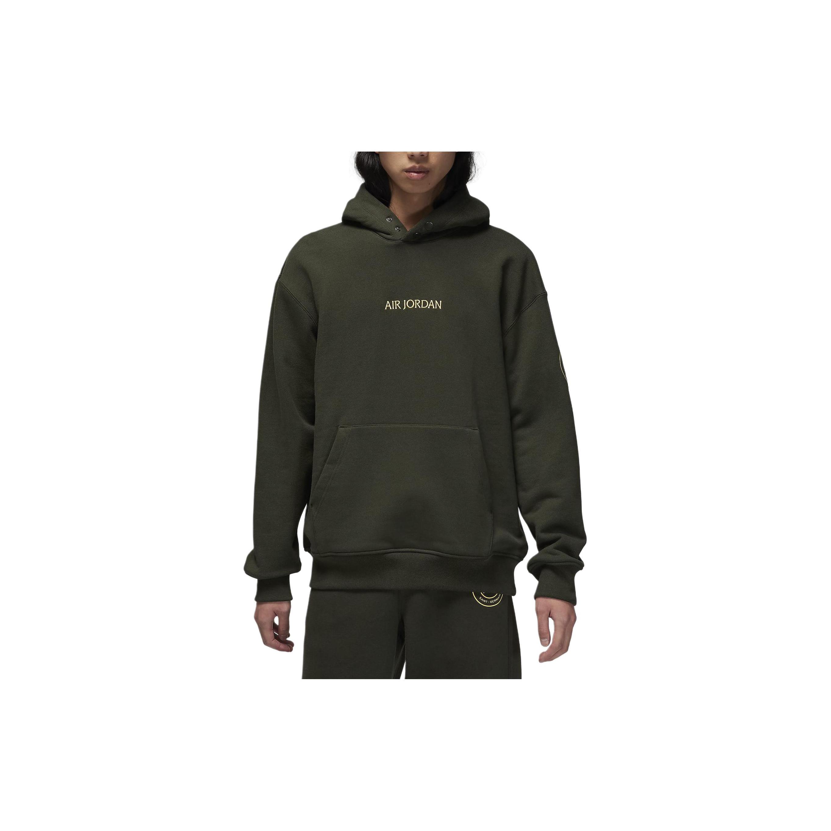 Jordan x PSG SS24 Sweatshirt Men s Olive Green FN5325-355 M