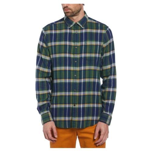 Original Penguin Mens Plaid Regular Shirt